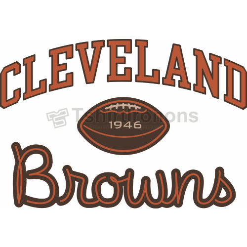 Cleveland Browns T-shirts Iron On Transfers N483 - Click Image to Close